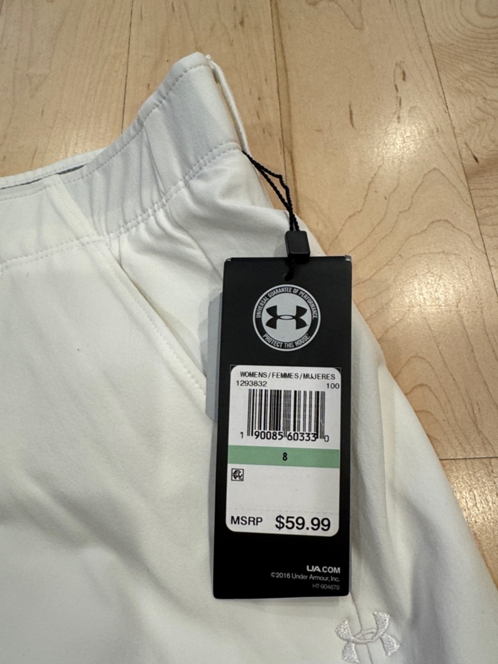 Under Armour Women’s White Heat Gear Athletic Shorts - Picture 2 of 6